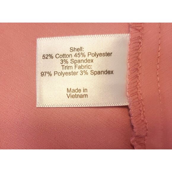 Lane Bryant Pink Ruffle Full Zip Pockets Jacket Size 28 - Picture 7 of 8